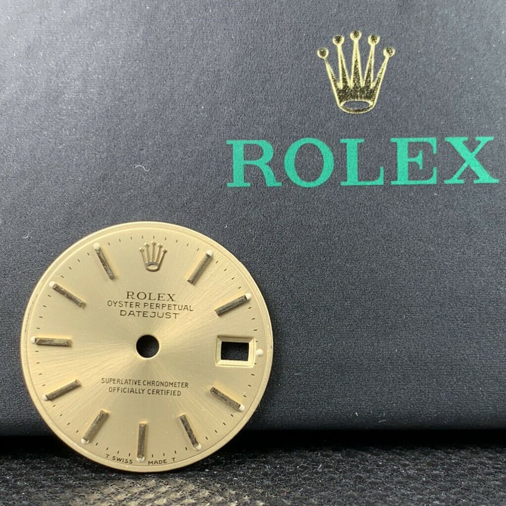 Rolex Dj Lady 26mm Gold Stick Dial Oyster Jubilee
